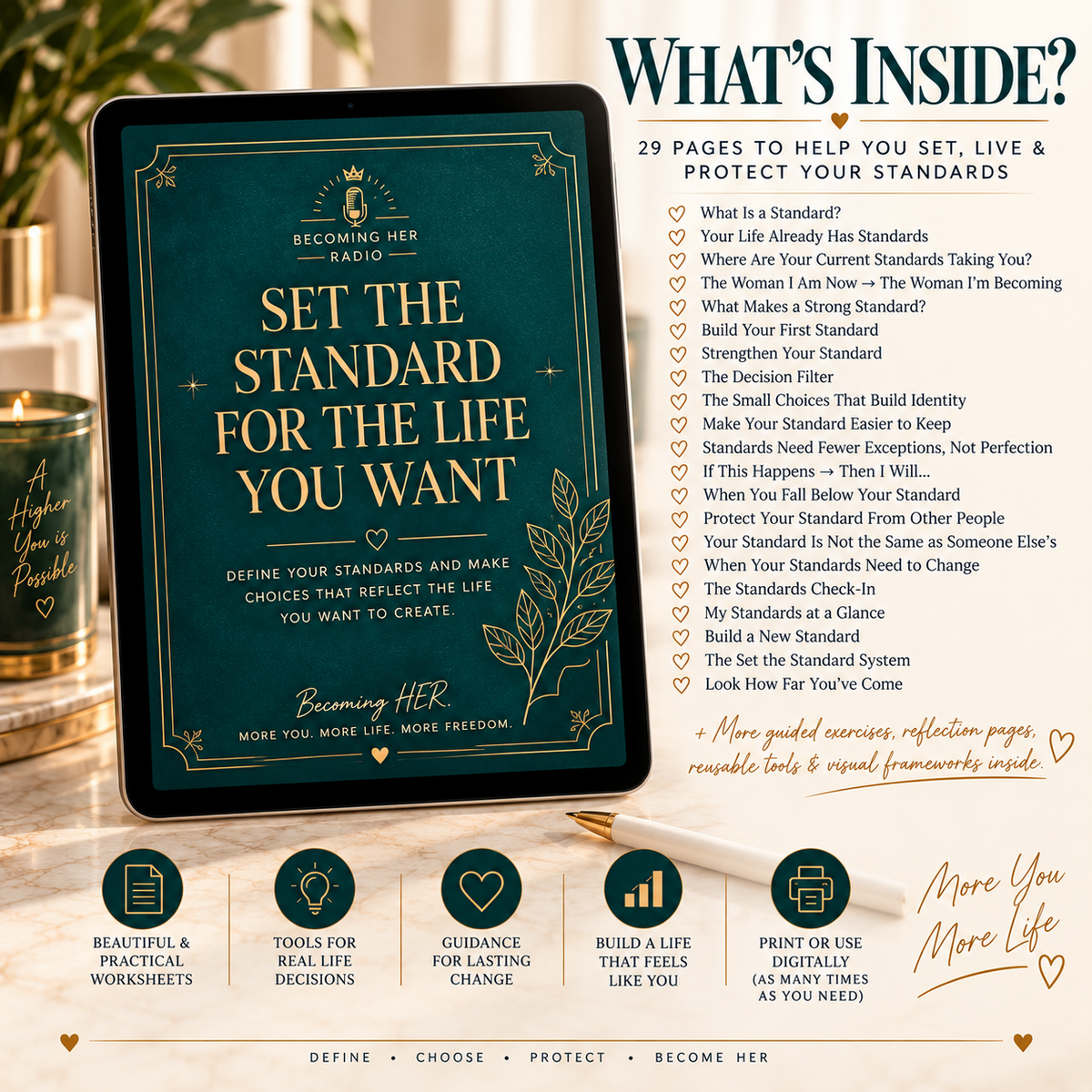 Set The Standard For The Life You Want