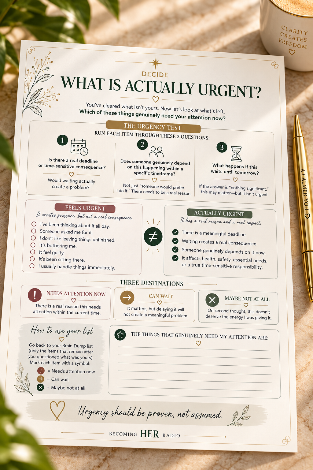 Not Everything Is Urgent